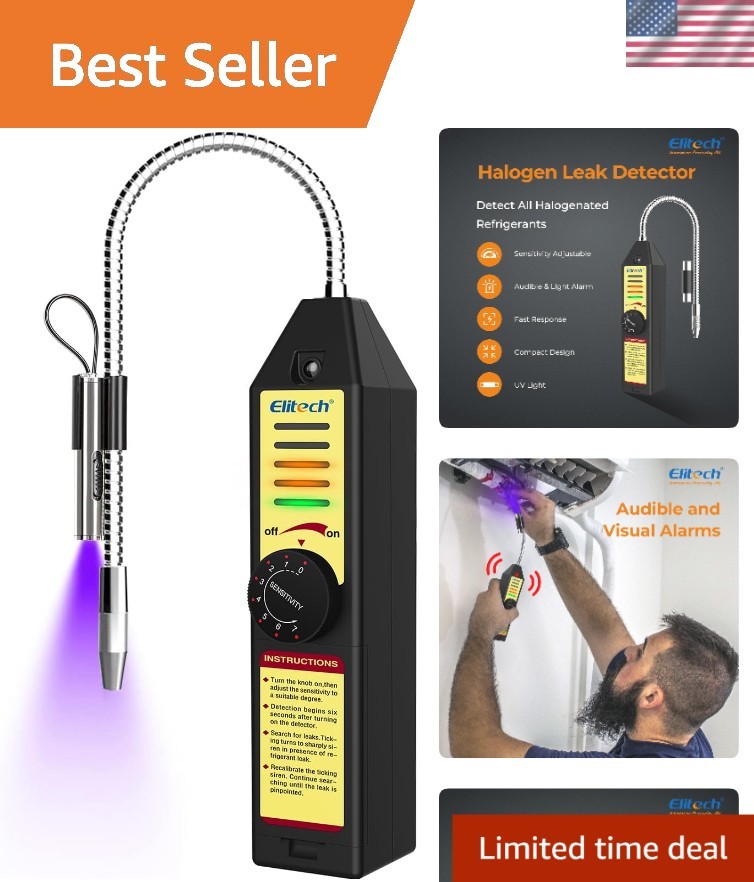 Versatile R134A and R410A Leak Detector – Fast Response & Adjustable Sensitivity