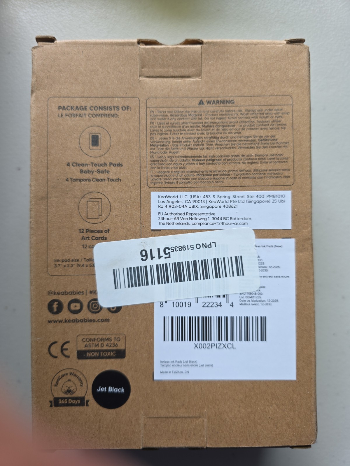 KeaBabies Inkless Ink Pads- New