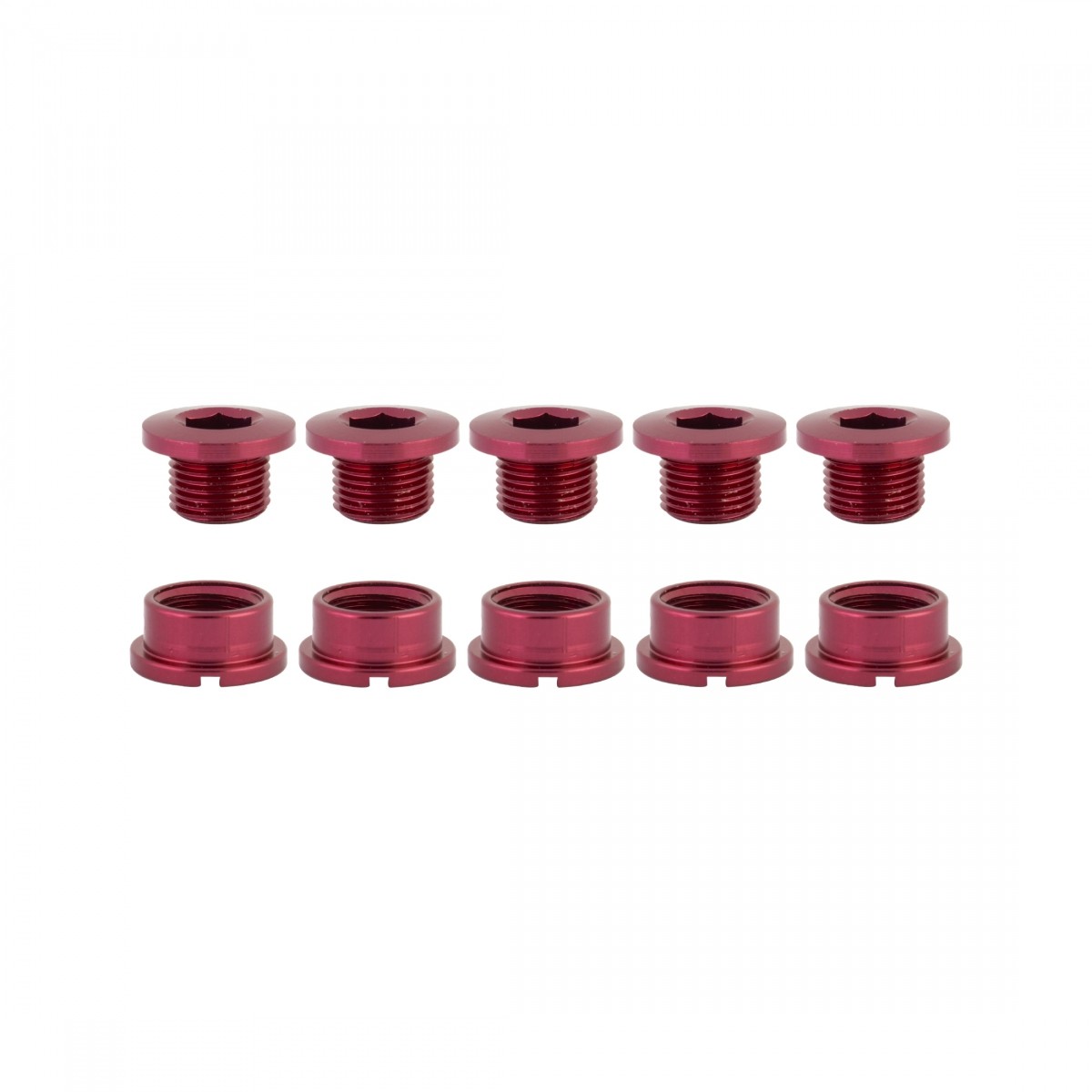 Origin8 Alloy Single Speed Chainring Bolts M8x6mm Bolt / M8x4mm Nut MX/Single