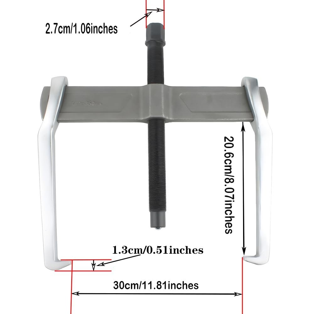MANNIFEN 14-Inch 2-Jaw Gear Puller Bearing Pulley Tool LZLM14IN