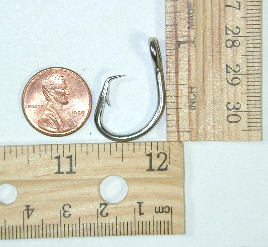 50 39965 size 8/0 Stainless Steel Circle Hooks NEW