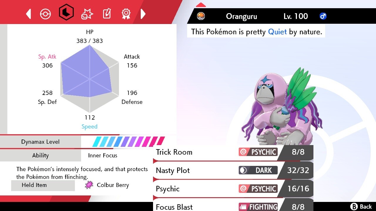 Pokemon Sword and Shield 5iv Shiny Oranguru - FAST DELIVERY!