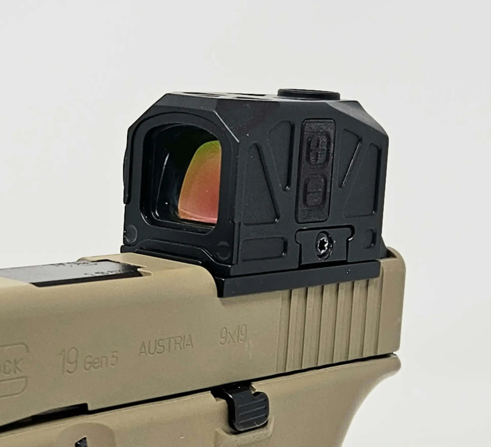 Gideon Mediator 1x16 Closed Emitter Red Dot Sight 3 MOA Multi-Reticle