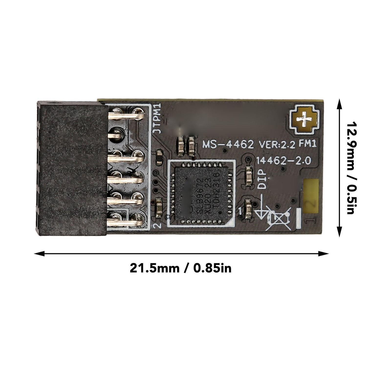 TPM2.0 Module With SLB 9672 SPI Interface For Motherboards