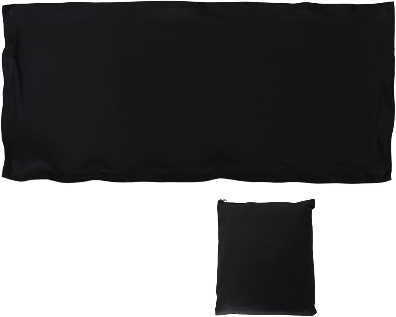 Black DJ Facade Scrim DJ Booth Scrim 19.5"X 44.2" W/Small Bag