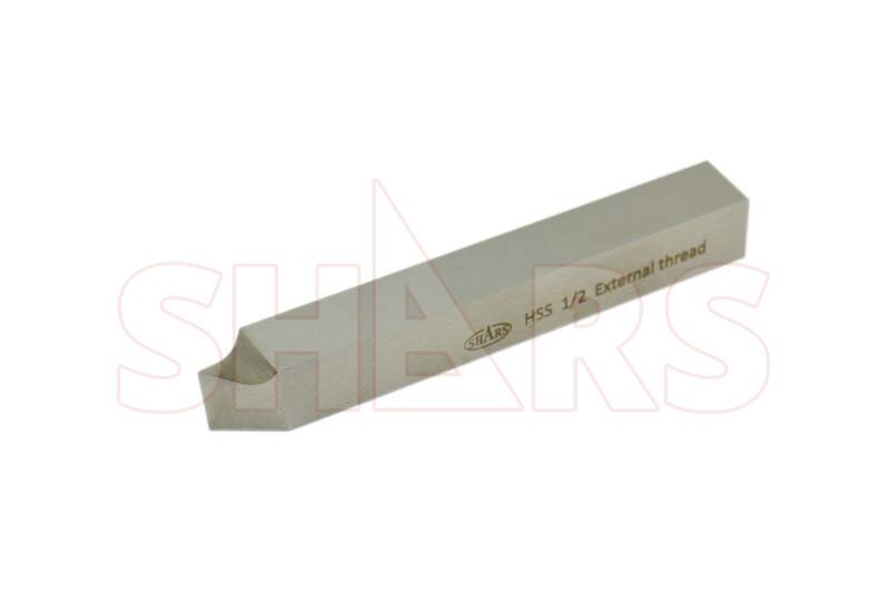 Shars 1/2" Shank 8 PCS Solid HSS Turning Grooving Threading Tool Bit Set New #{