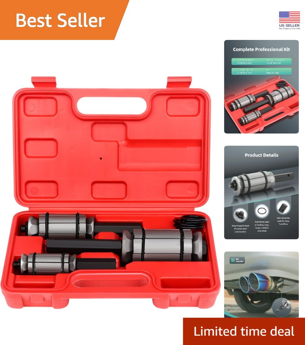 Efficient 3-Piece Pipe Expander Set - Compatible with Most Vehicles and Trucks