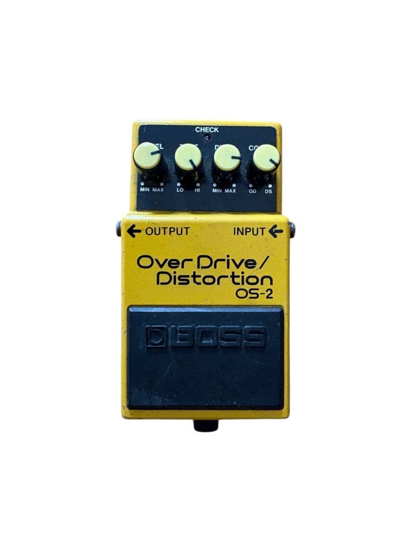 BOSS OS-2 Overdrive Distortion Guitar Effect Pedal Tested Working