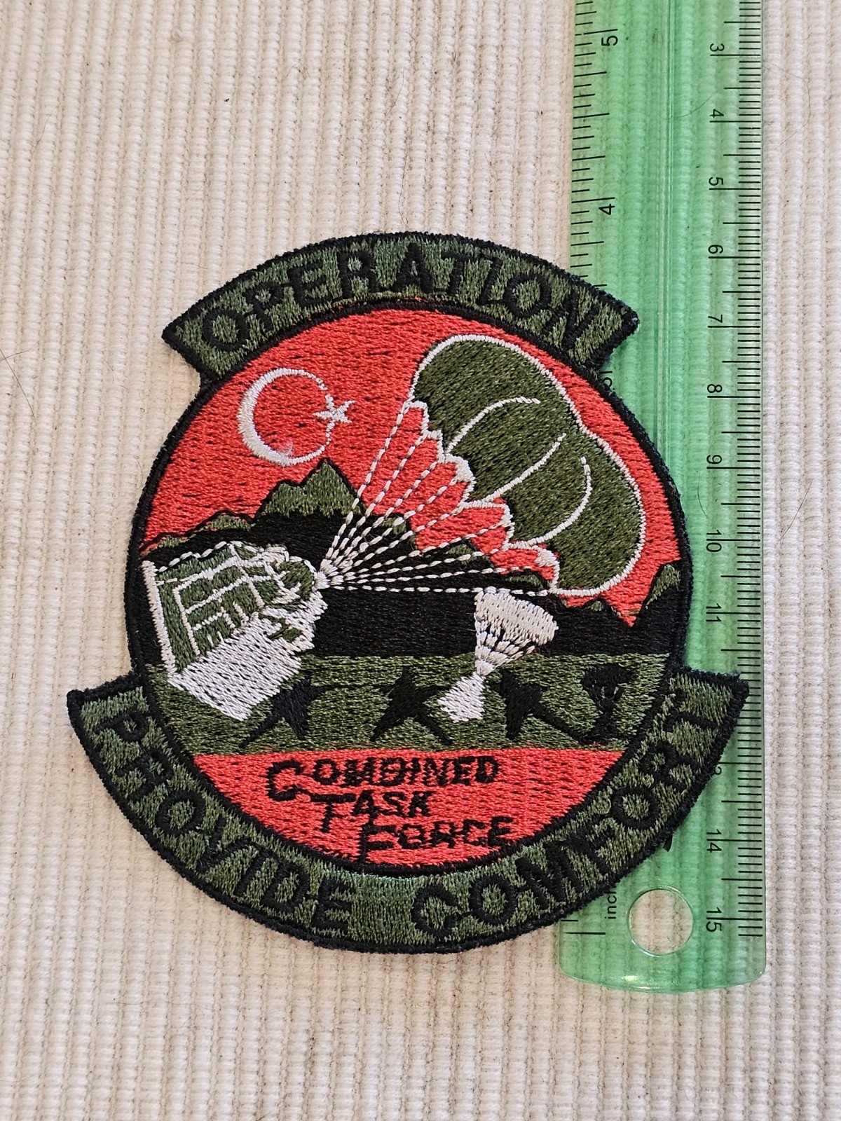 1990 Japanese Made Operation Provide Comfort Iraqi Kurds Patch L@@K!!!