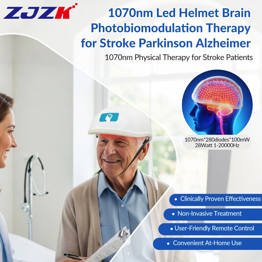 1070nm NIR Light Therapy Brain Neuro PBM Helmet for Insomnia Autism Depression
