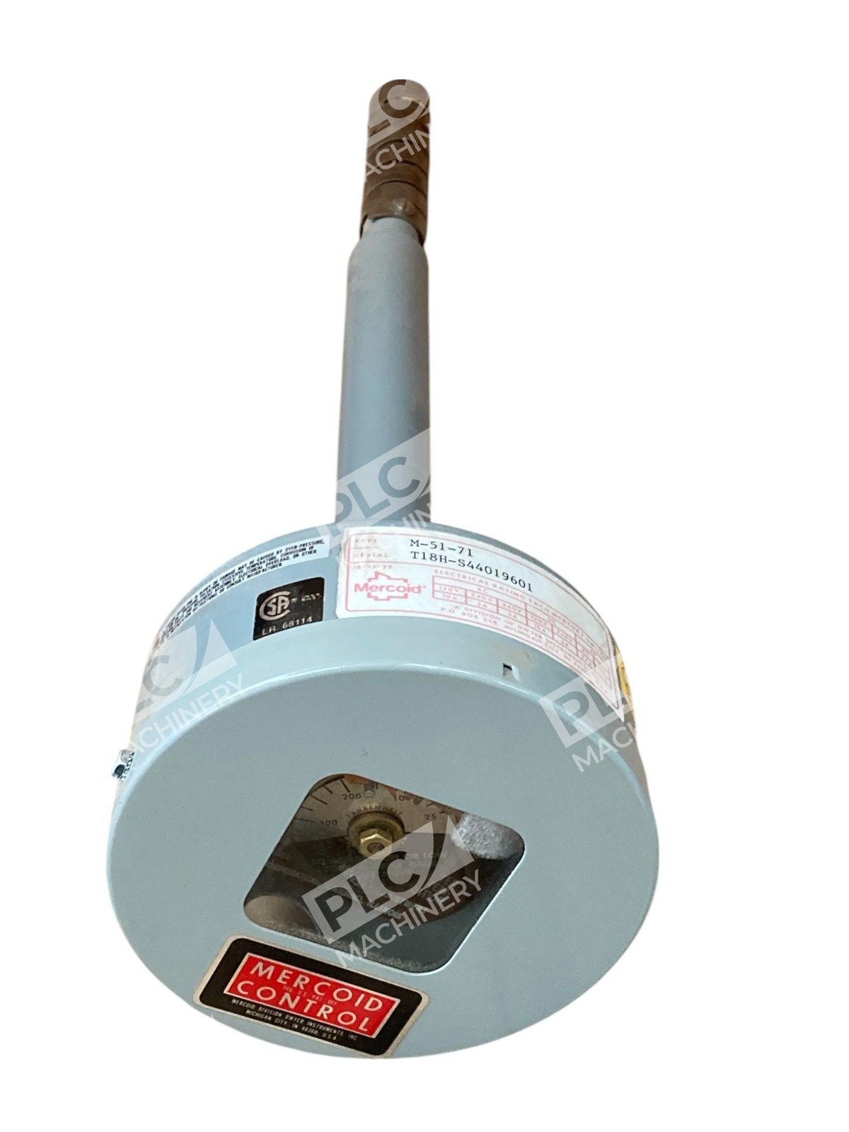Mercoid Control M-51-71 Air Temperature Switch