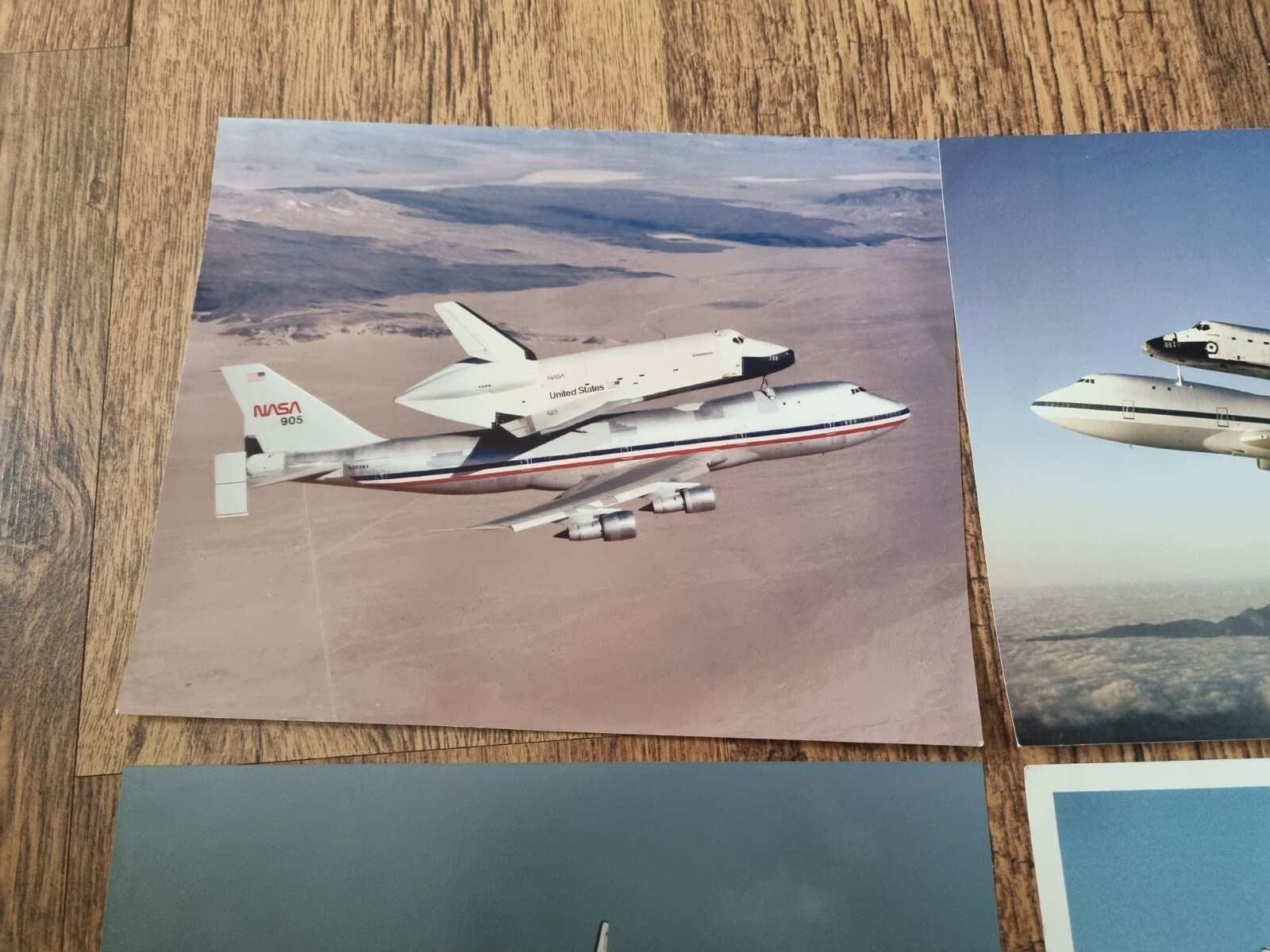 Space Shuttle photographs x 4 NASA