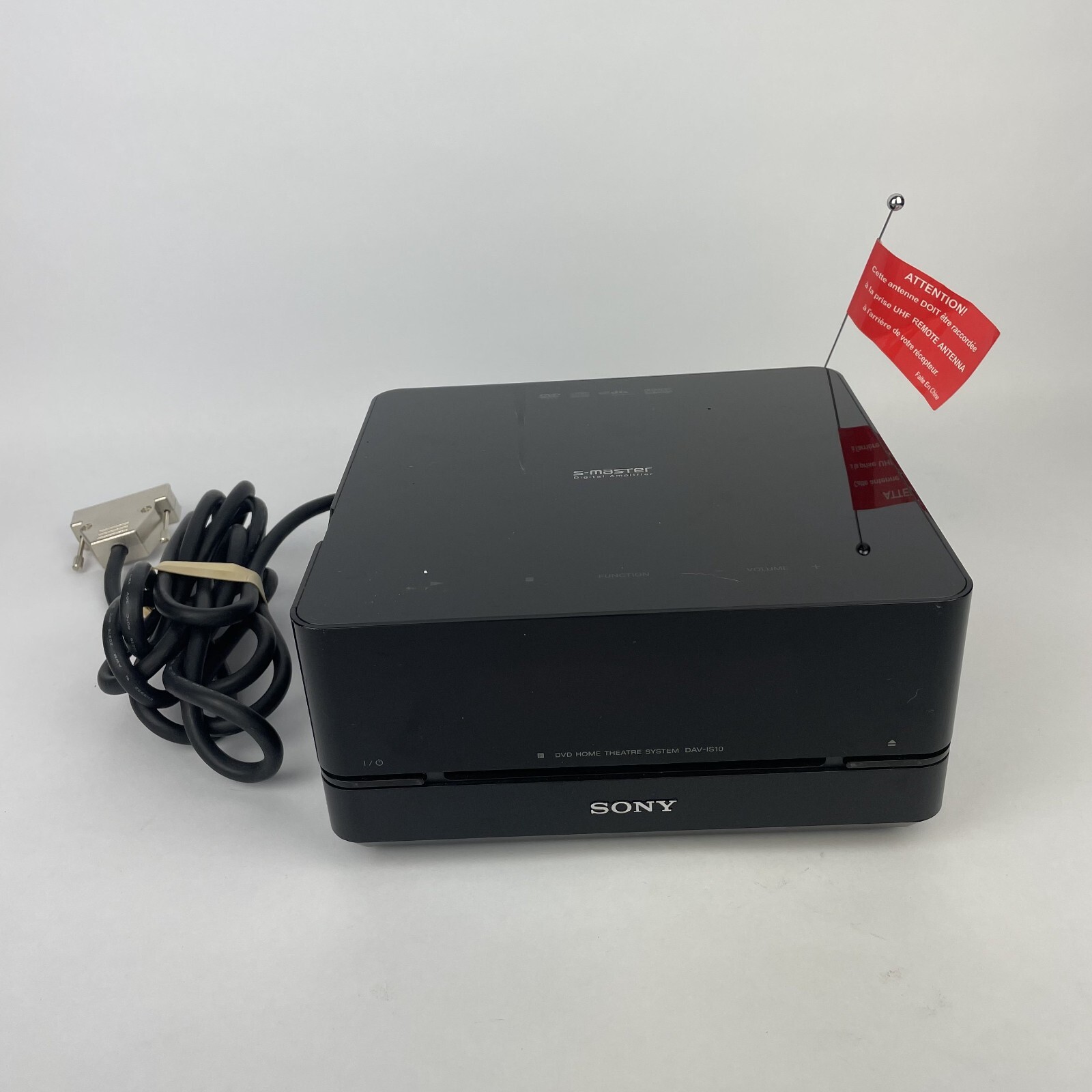 Sony S-Master HCD-IS10 DVD Home Theater Receiver – Untested Unit Only
