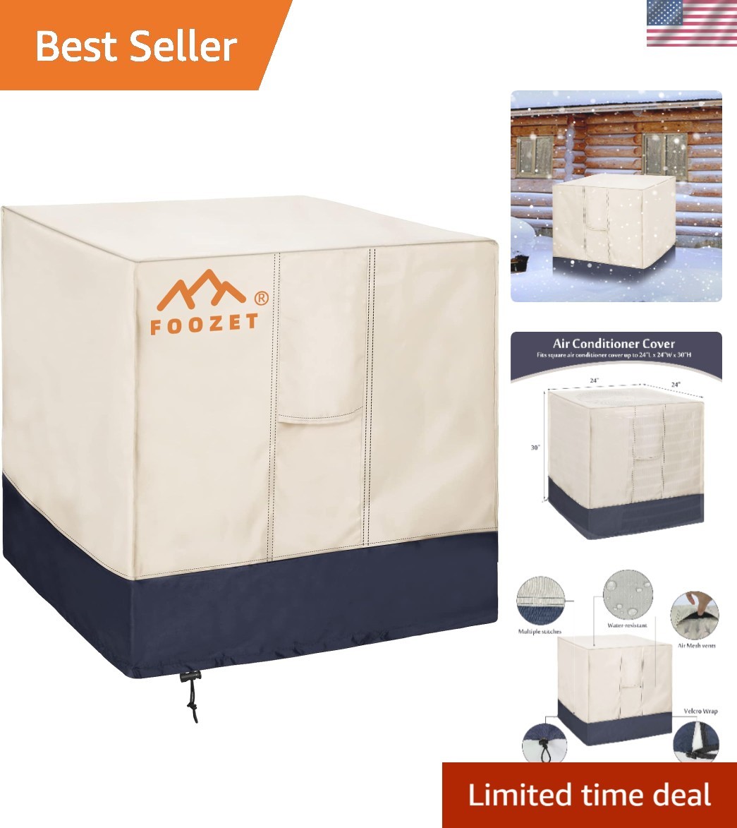 Mesh Vent Outdoor Air Conditioner Cover - Waterproof and Durable Up to 24x24x30"