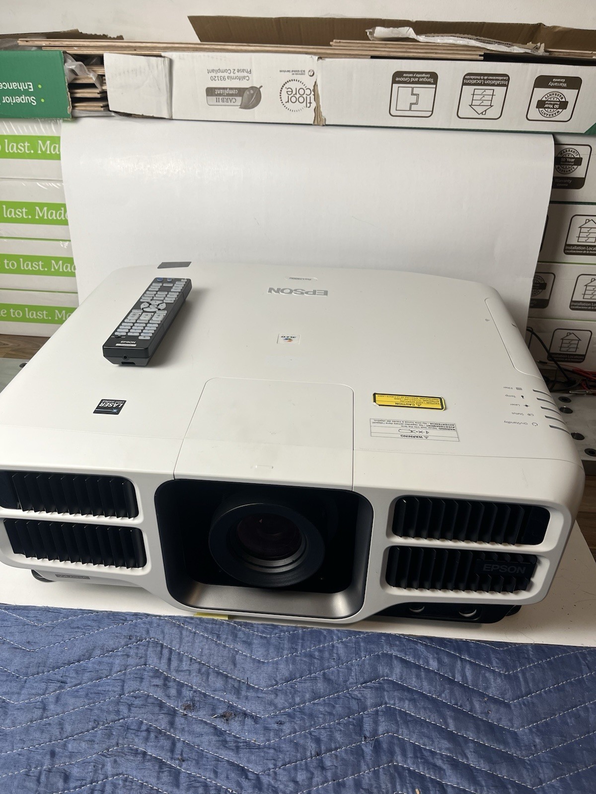 Epson Projector L1300U 4K 8000 Lumen ELPLM08 Lens,  Remote