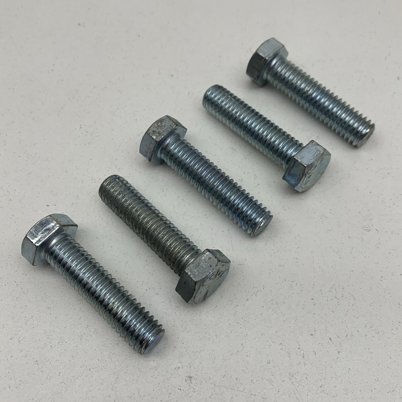 (35pcs) Steel Grade 5 Zinc Plated Hex Tap Bolt 3/8"-16 x 1-1/2" Long