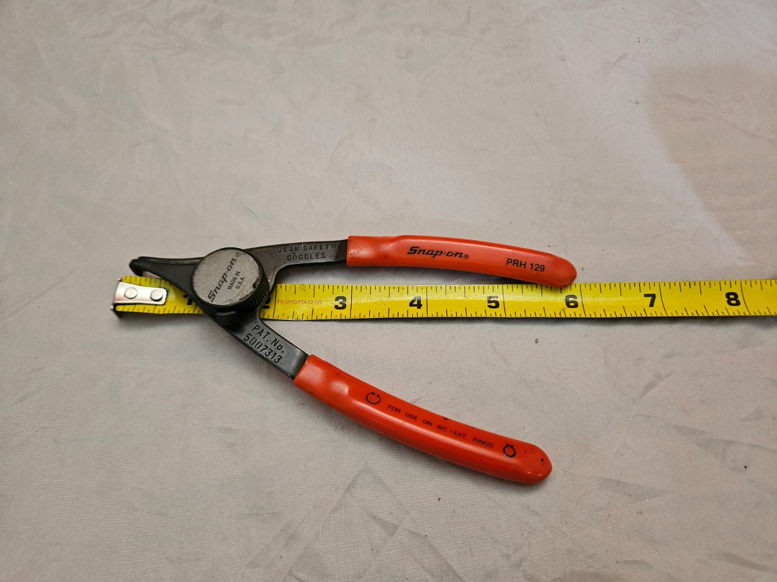 Snap-on PRH129 90 Deg Convertible Internal & External Snap Retaining Ring Pliers