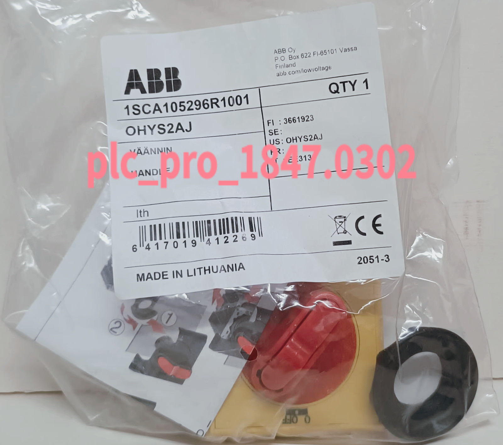 OHYS2AJ 1PCS Brand New ABB OHYS2AJ 1SCA105296R1001  Deliver quickly
