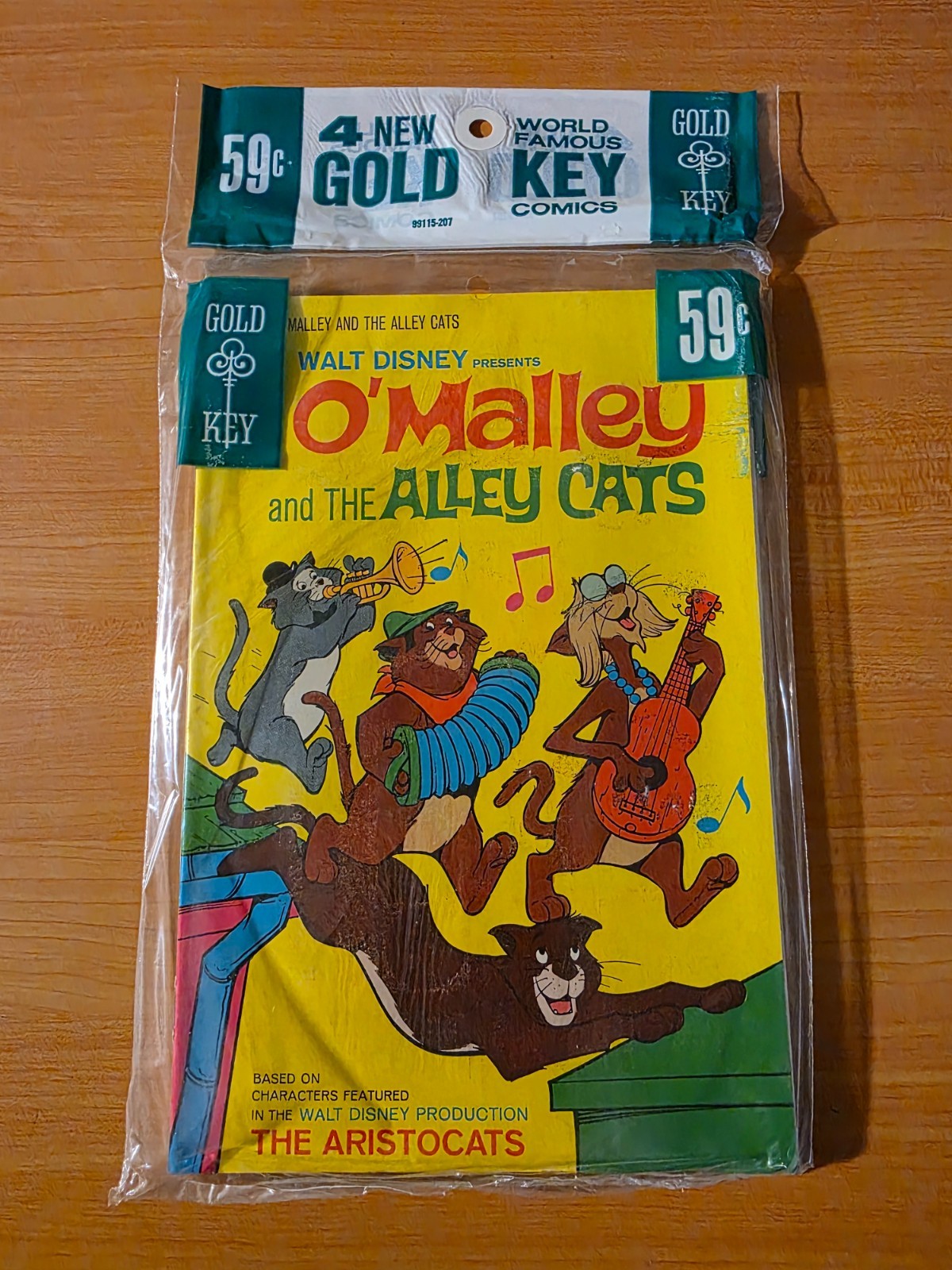 Gold Key 4 Pack SEALED O'Malley Alley Cats #4 Pink Panther #8 Little LuLu #207