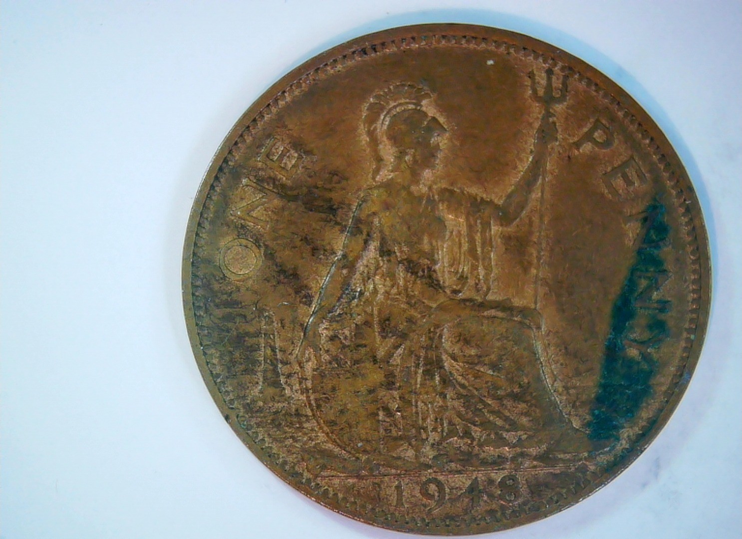 United Kingdom 1948 1 Penny George VI Penny Coin