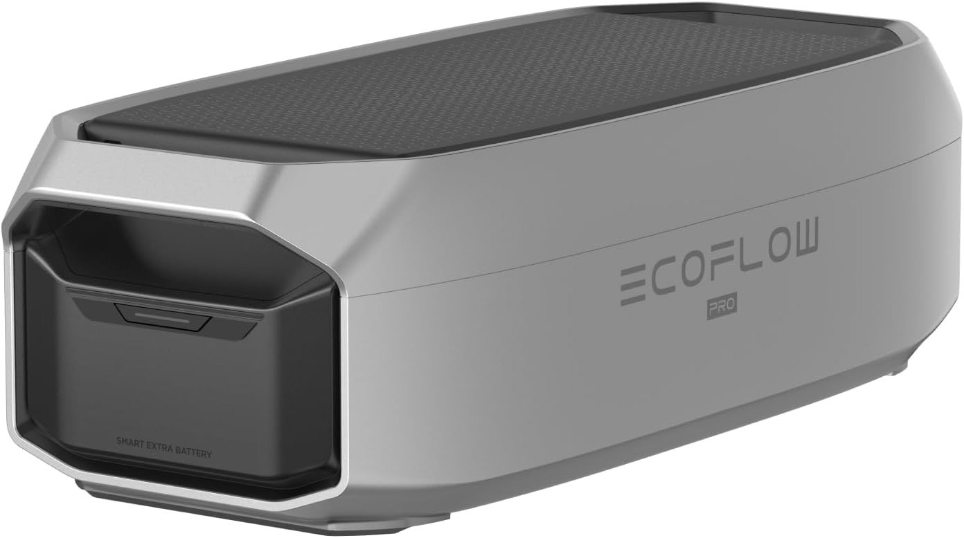 EF ECOFLOW DELTA Pro 3 4000Wh Extra Battery, Expansion Lifepo4 Battery