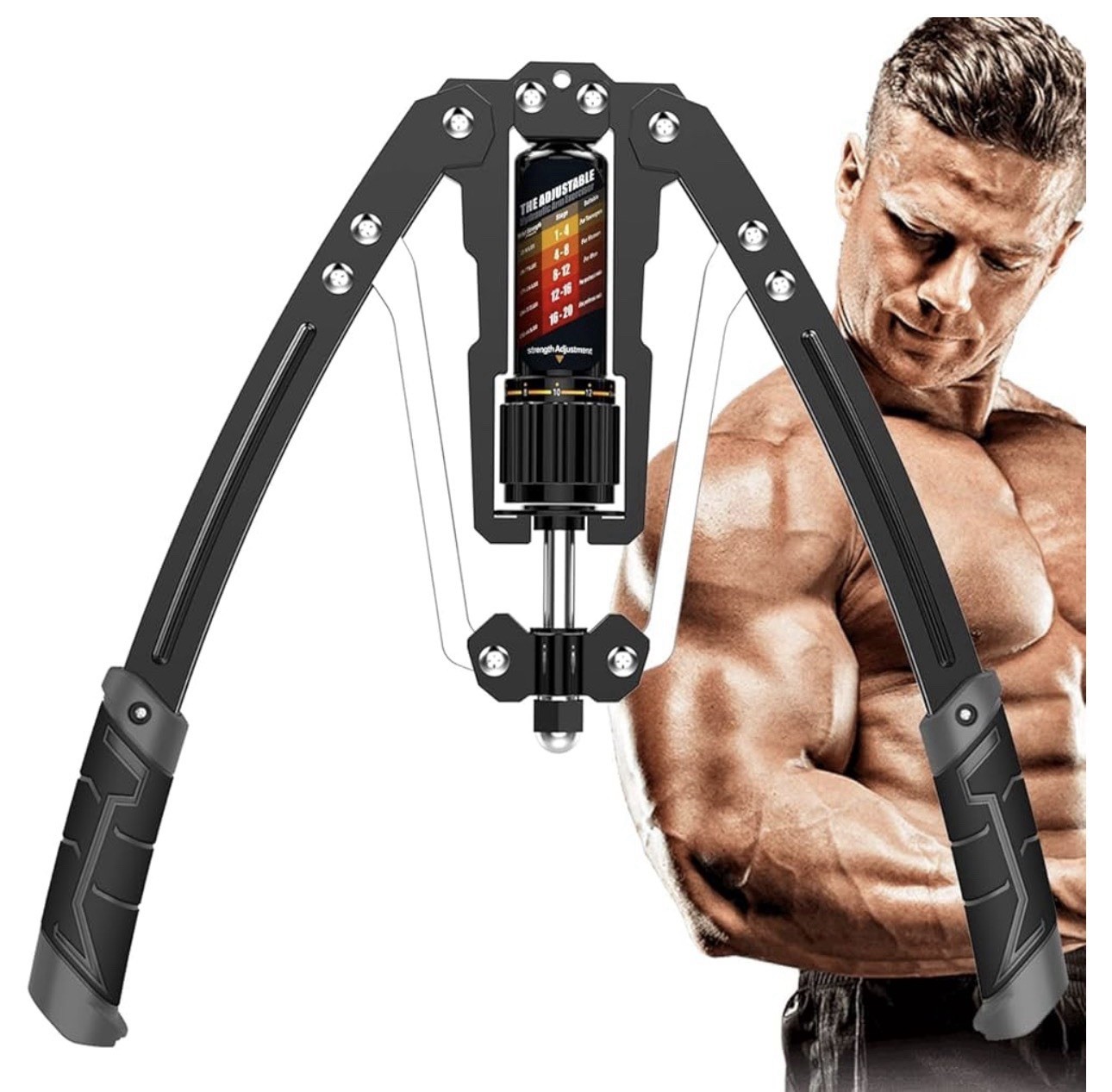 EAST MOUNT Twister Arm Exerciser - Adjustable 22-440lbs Hydraulic Power, Home...