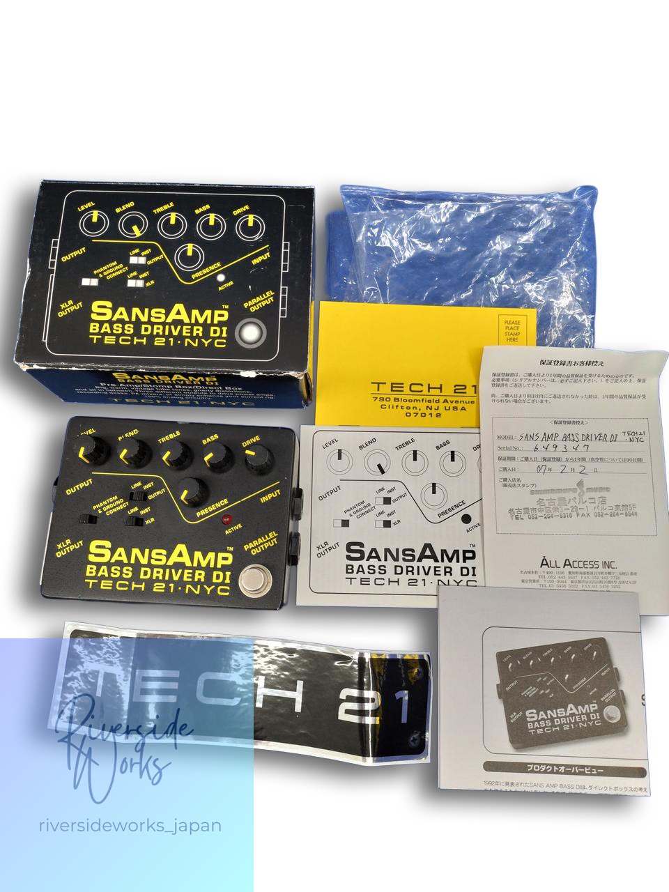 TECH21 BASS DRIVER DI Preamp Pedal