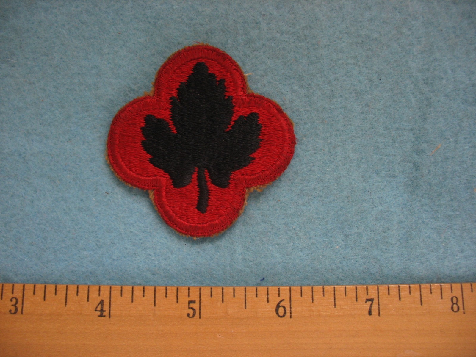 Original unused WWII US Army 43rd Infantry Division shoulder patch