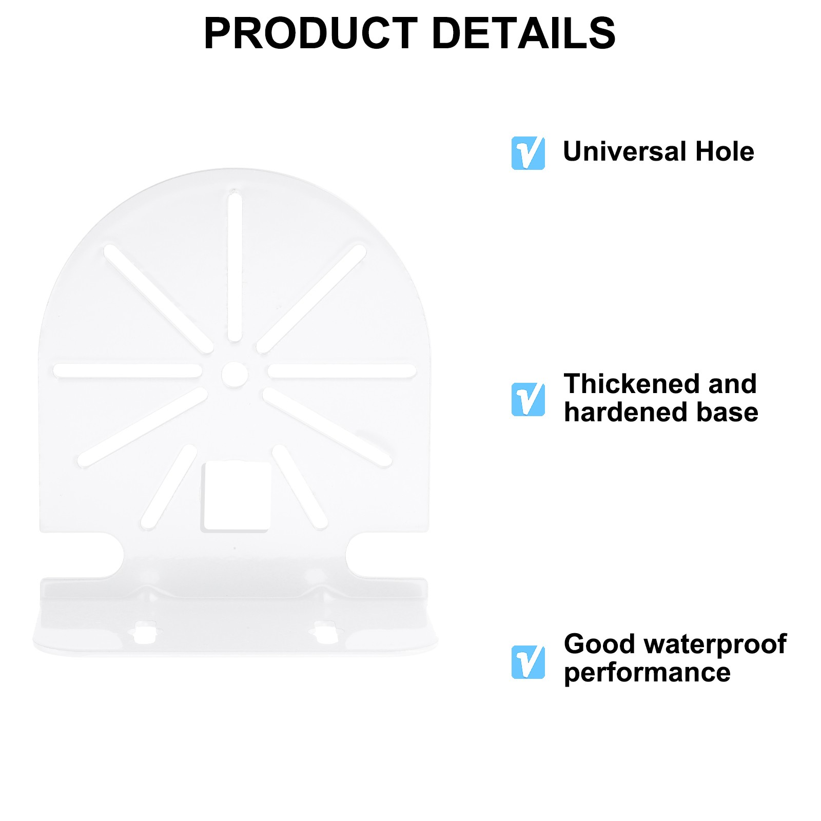 2 Pack Dome Security Camera Mounting 4.6" L-Shape Bracket, Steel