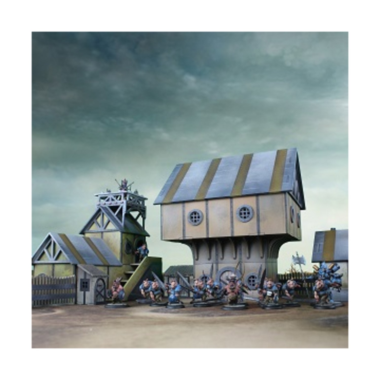 Death Ray Designs Terrain New Gallows City Combo Pack Pack NM