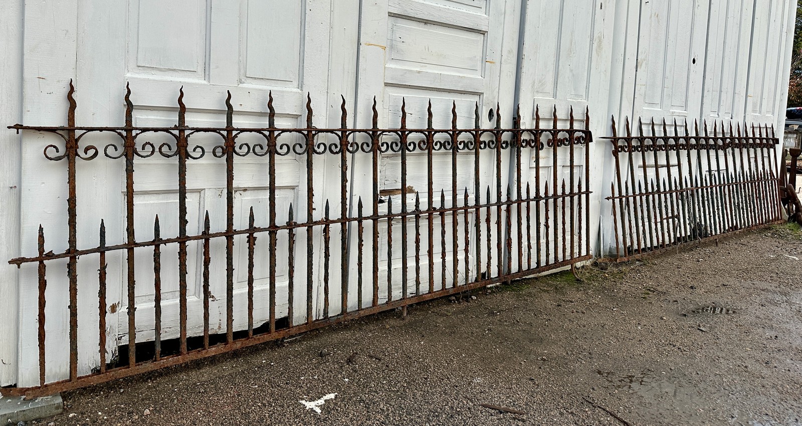 20 Ft of Antique Wrought Iron Garden Gate Fencing GA20490