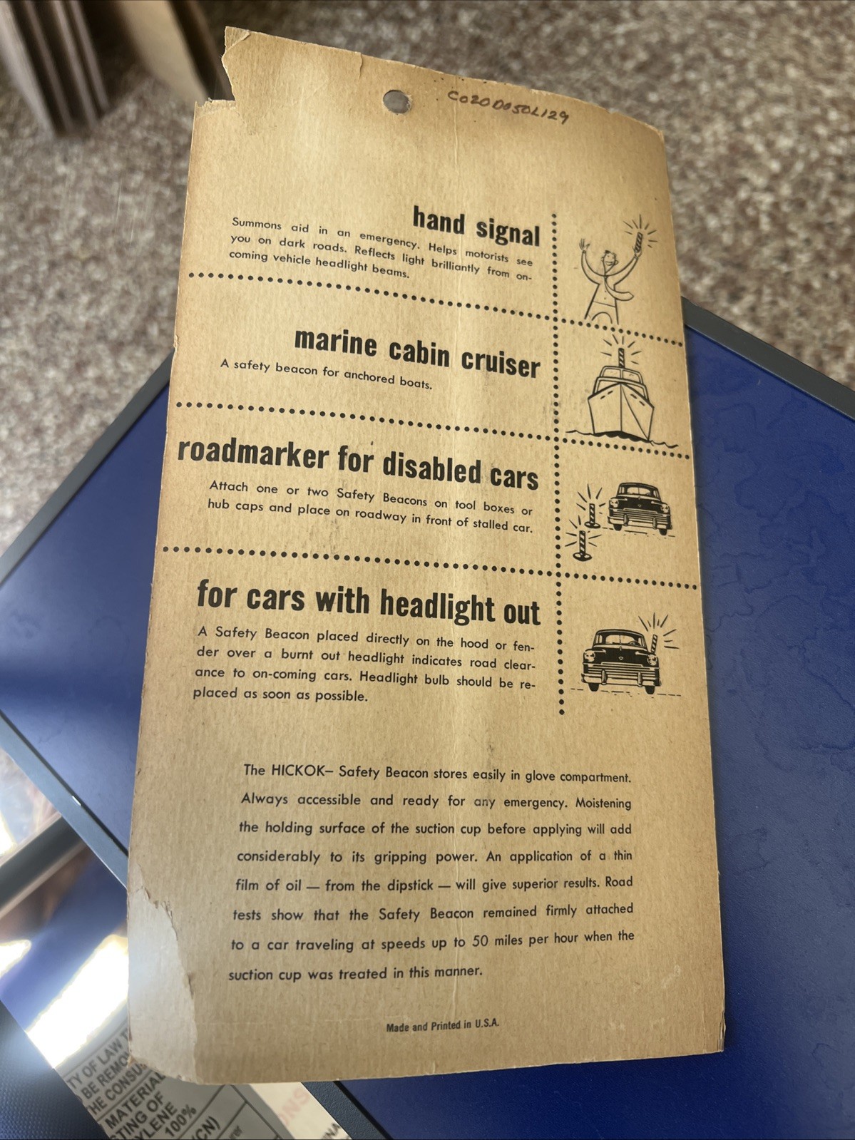 "MR SAFTEE" Safety Beacon - The HICKOK Model MSA-104