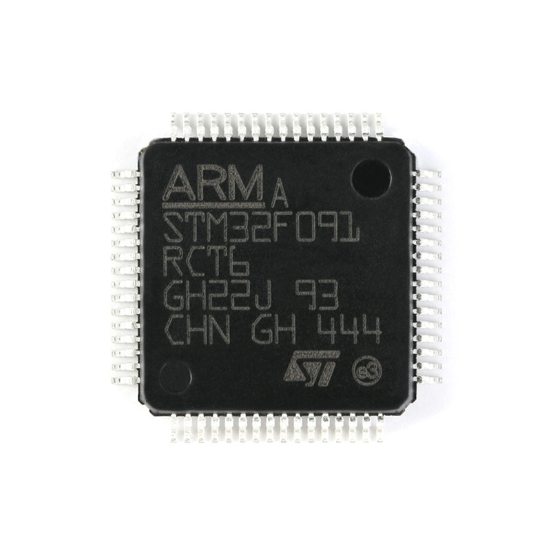 5PCS STM32F091RCT6 LQFP-64 ARM Cortex-M0 32-bit microcontroller MCU
