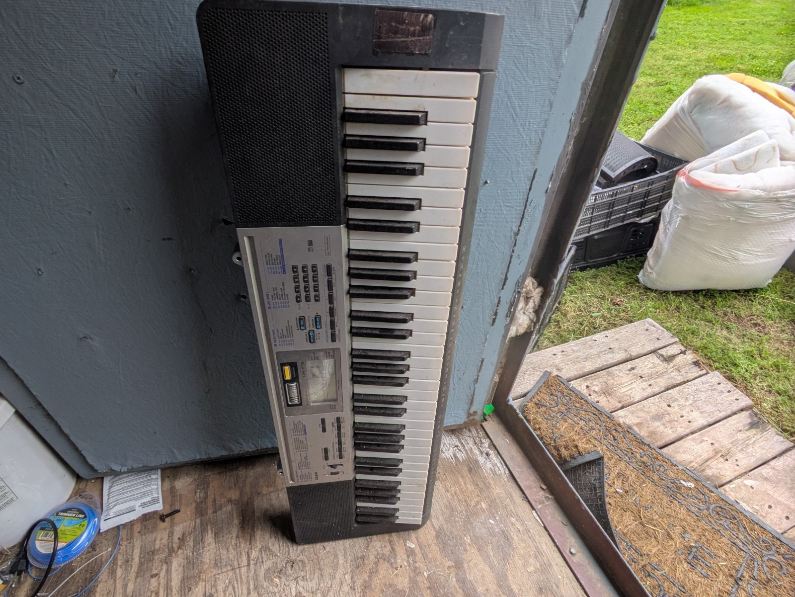 Casio LK-175 61-Key Full Size Electronic Keyboard MIDI Built-In Speaker Silver