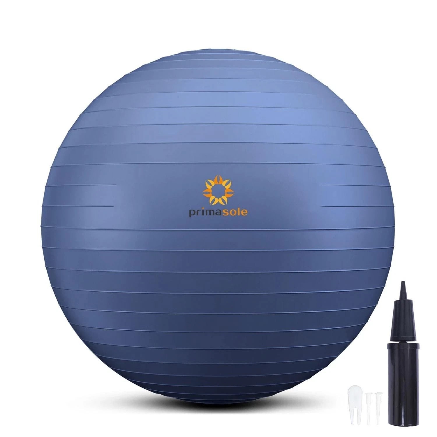 Exercise Ball for Balance Fitness Workout Yoga Pilates 55cm Indigo Blue
