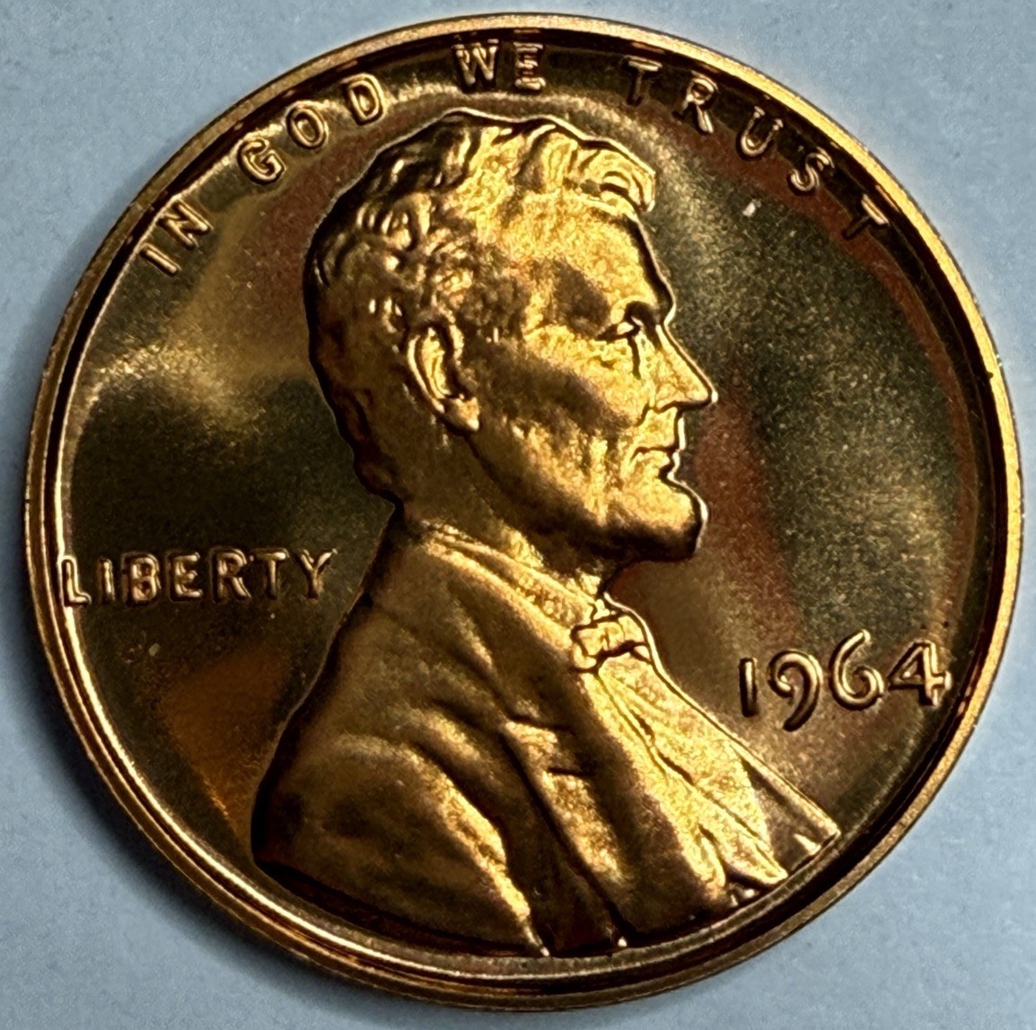 1964 Proof Lincoln Memorial Cent Final Philadelphia Proof (One Coin)