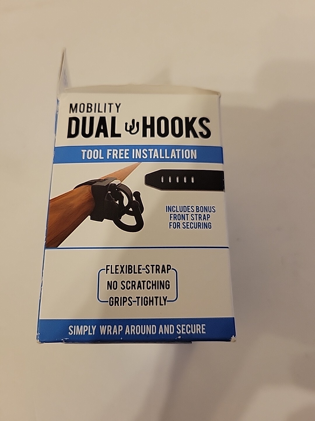 Easy to Use Products Mobility Dual Hooks - Bag Cane or Light Holder