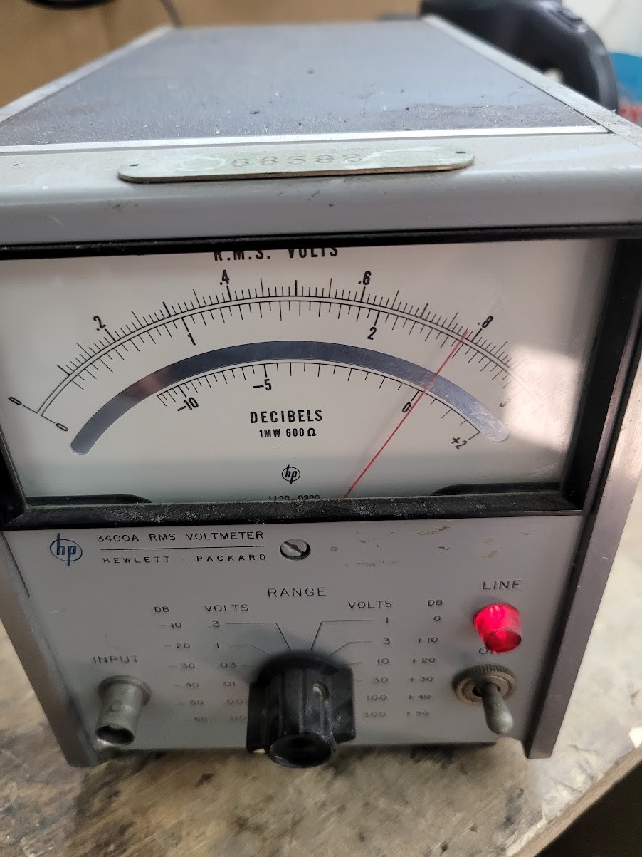 Hewlett-Packard 3400A RMS Voltmeter