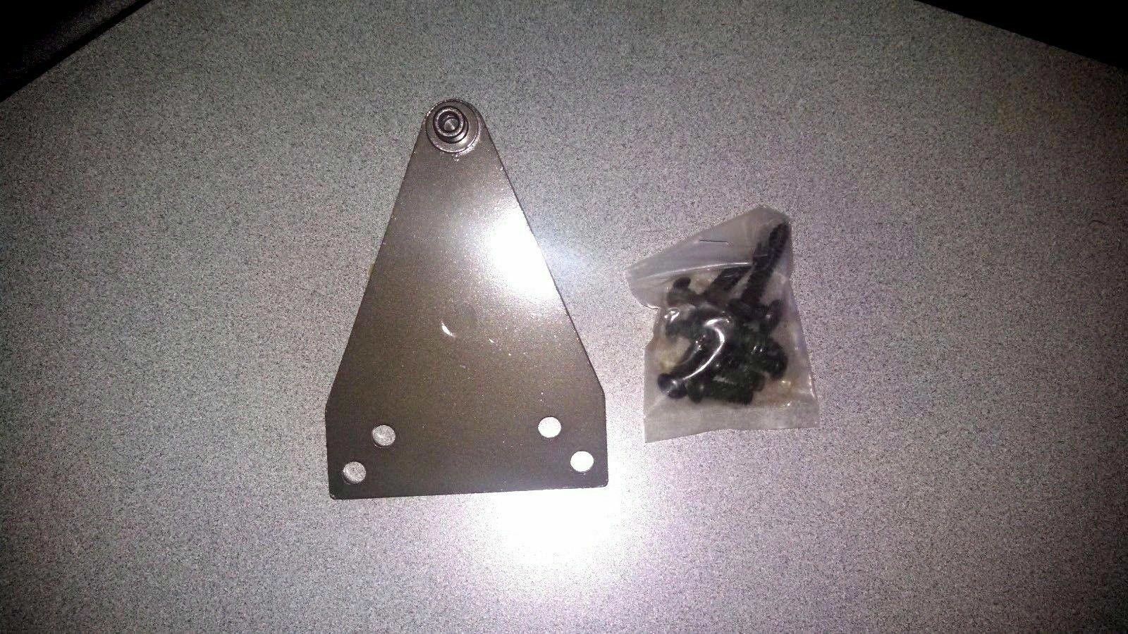 UNIVERSAL PA BRACKET IN DURO FOR DOOR CLOSERS WORKS W/ NORTON, YALE DOOR CLOSERS