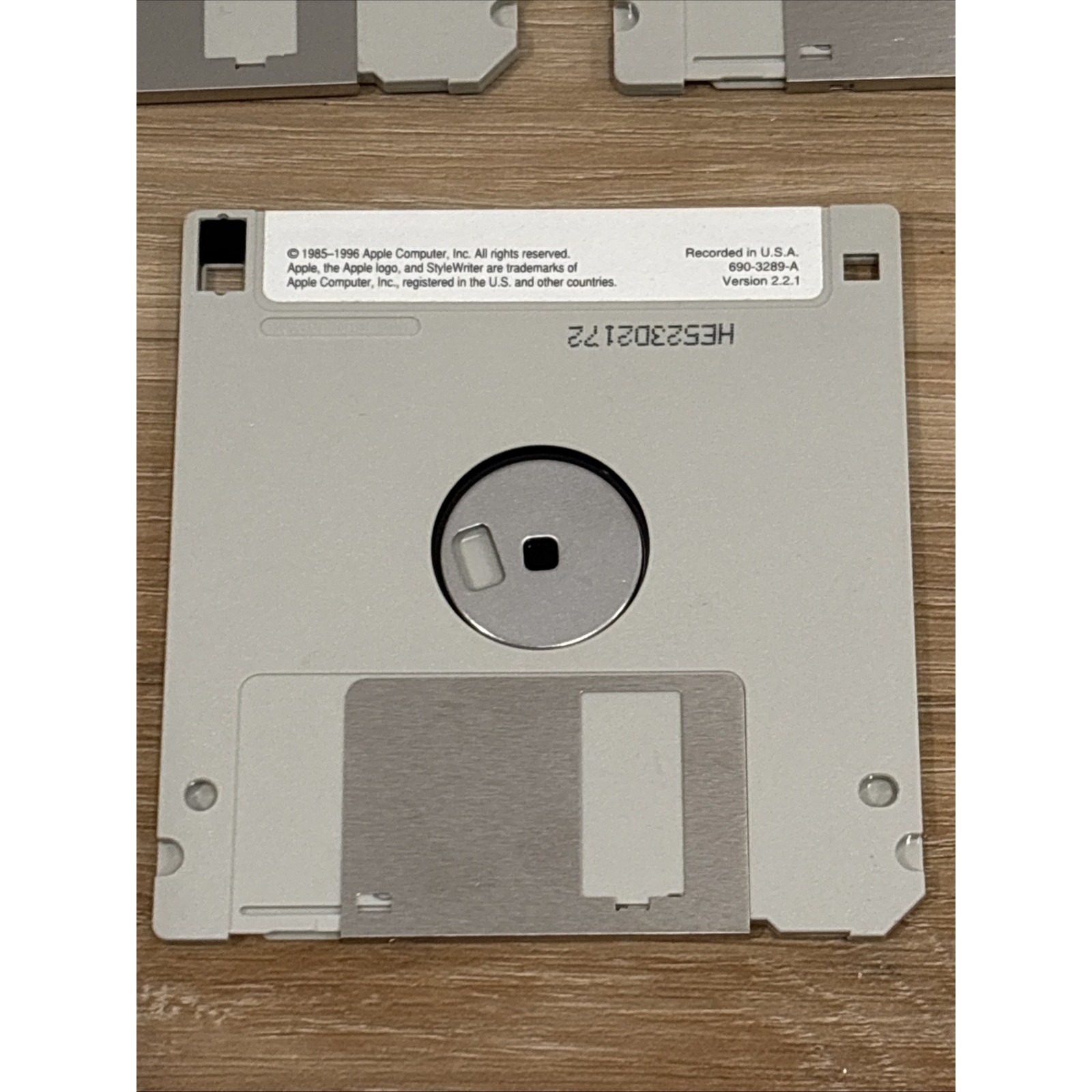 Apple Color StyleWriter 2500 Installation Floppy Disc Set 1-3