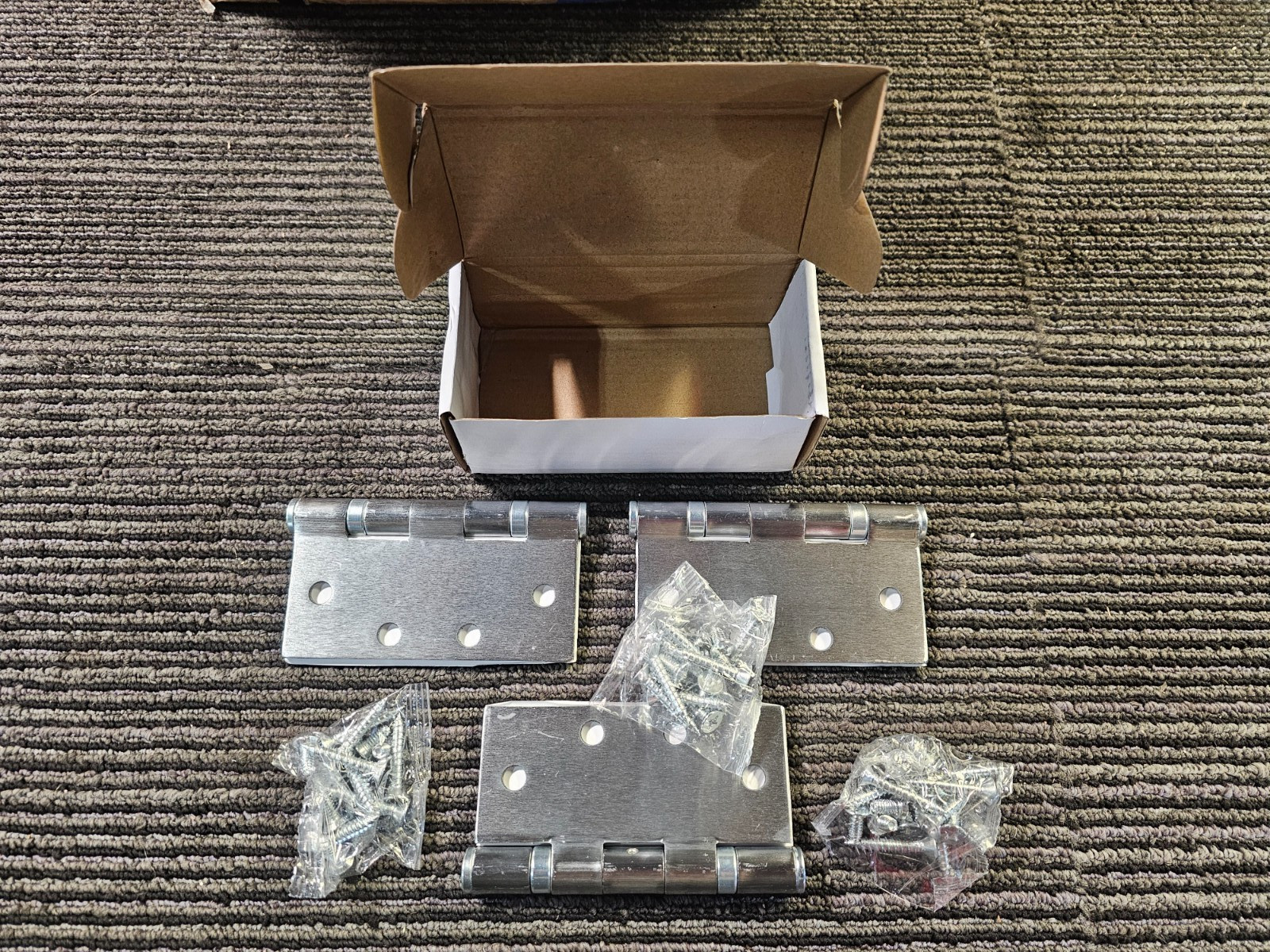 (QTY 3) CRP BB31 US26DNRP 4.5″ x 4.5″ Two Ball Bearing Hinge, Full Mortise