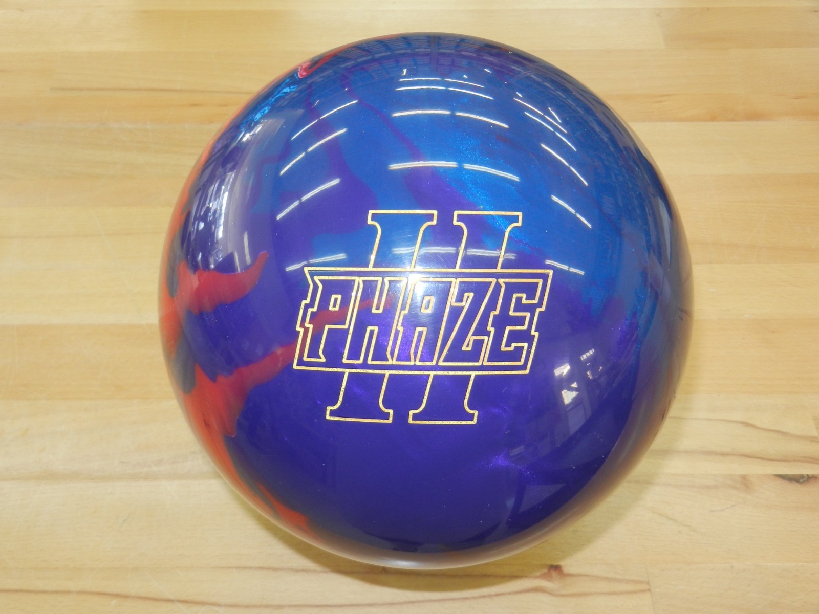 NIB 14# Storm Phaze II Pearl Bowling Ball w/Specs of 14.1/3-3.5" Pin/2.83oz TW