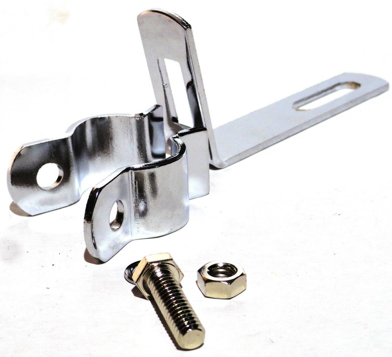 Mirror Bracket Side Mount Adjustable Clamp Pipe 7/8" or Larger Chrome GG#33164