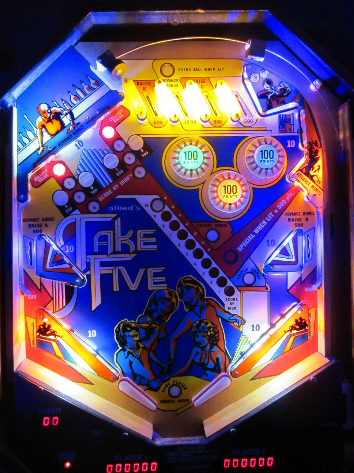 TAKE FIVE Pinball - NON GHOSTING LED Lighting Kit custom SUPER BRIGHT KIT