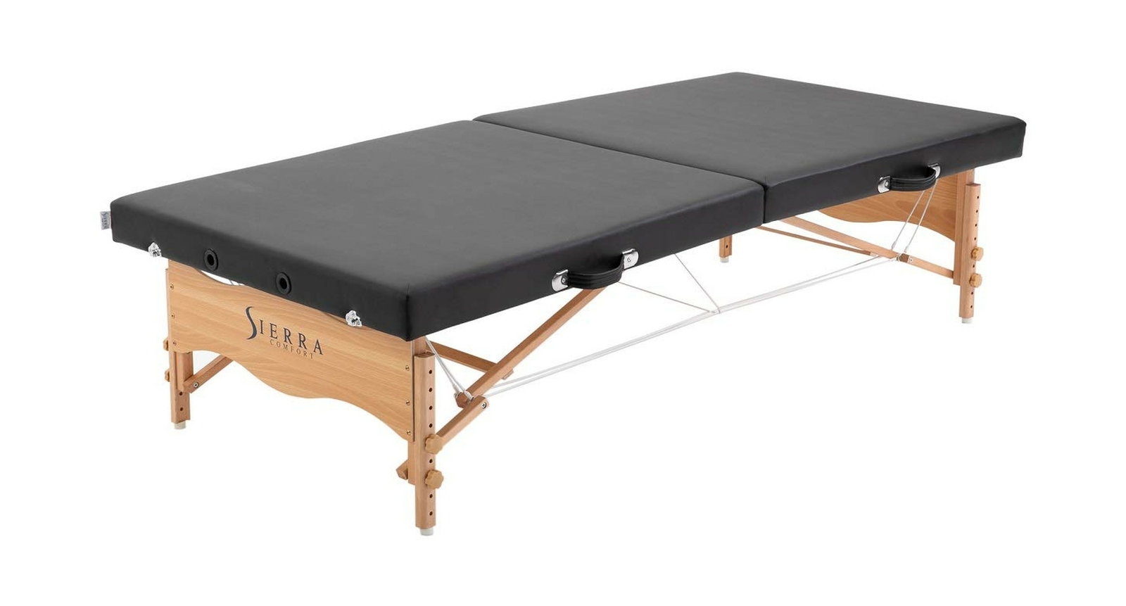 SierraComfort Sierra Comfort Low-Level Portable Massage Table (Black), SC-1004