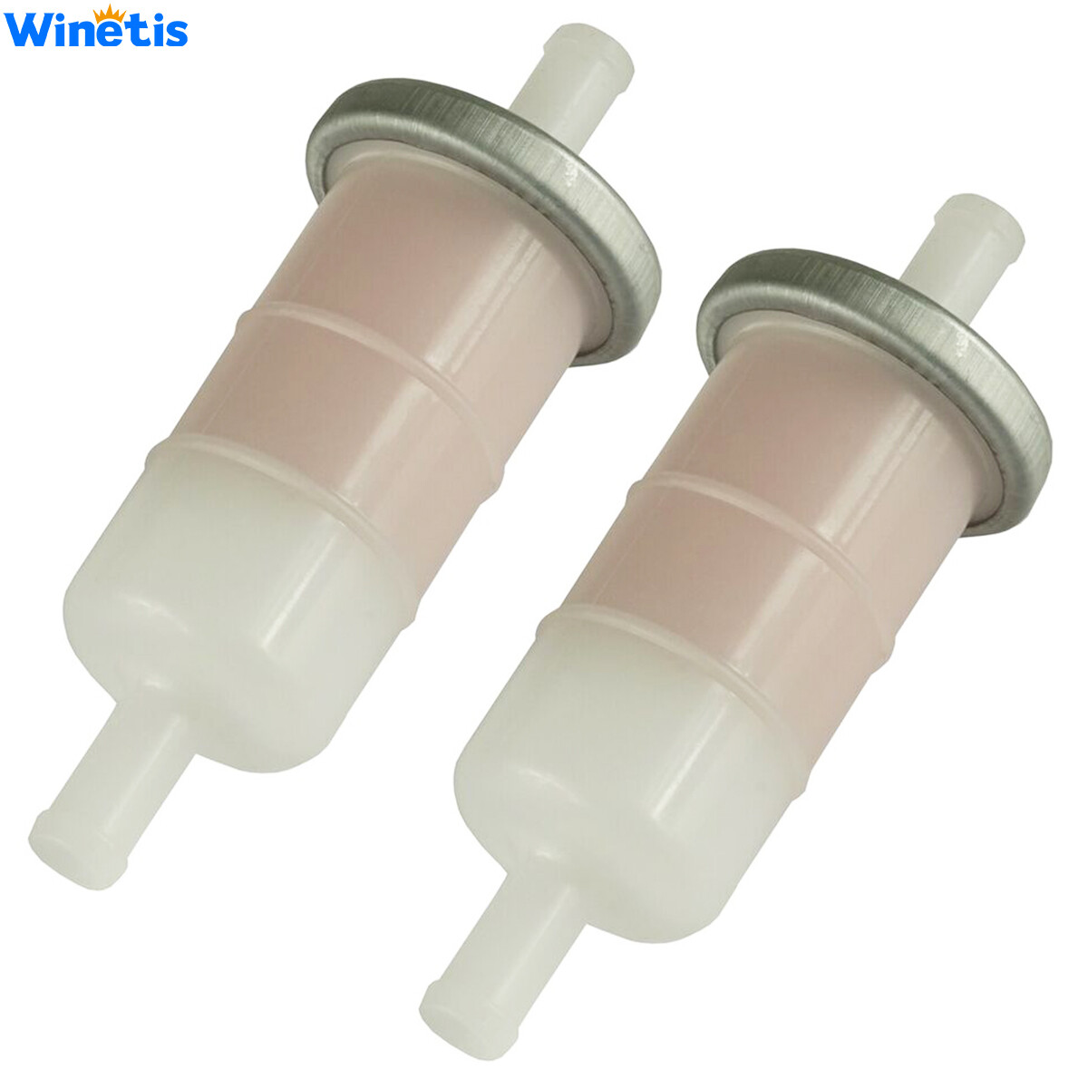 2X Fuel Filter For Kawasaki KAF620G Mule 3000 2008 & Before