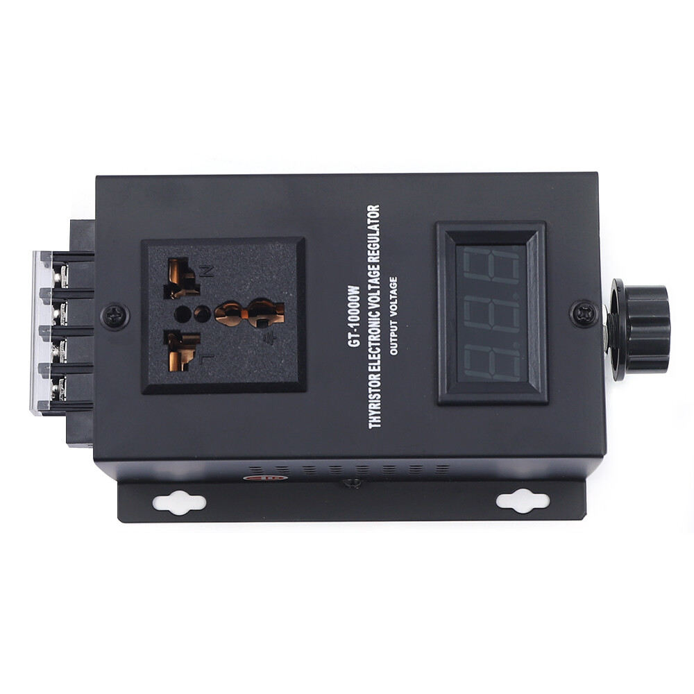 SCR Voltage Regulator 10000W, AC 110V Variable Voltage & Speed Control