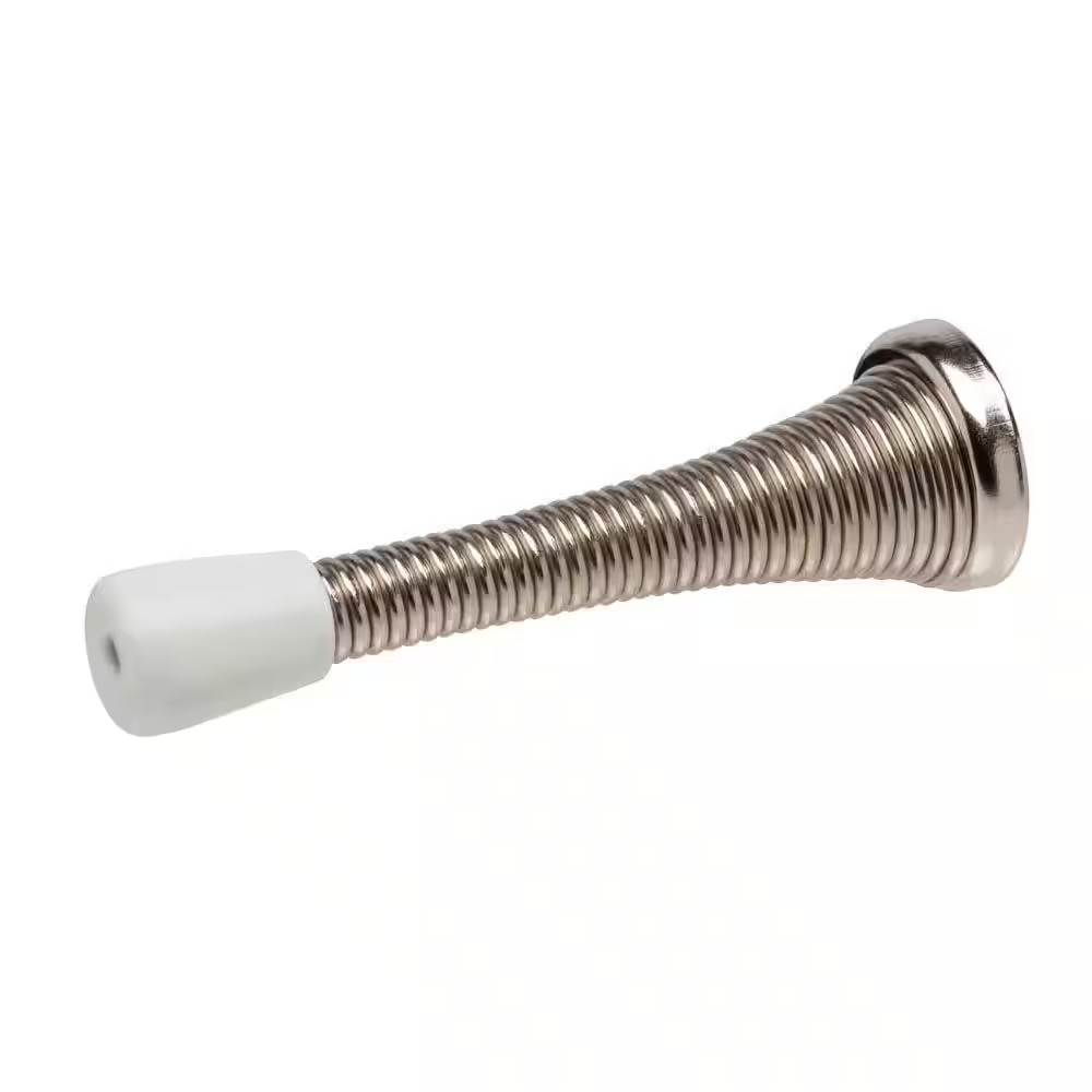 (5-Pack) Satin Nickel Spring Door Stop