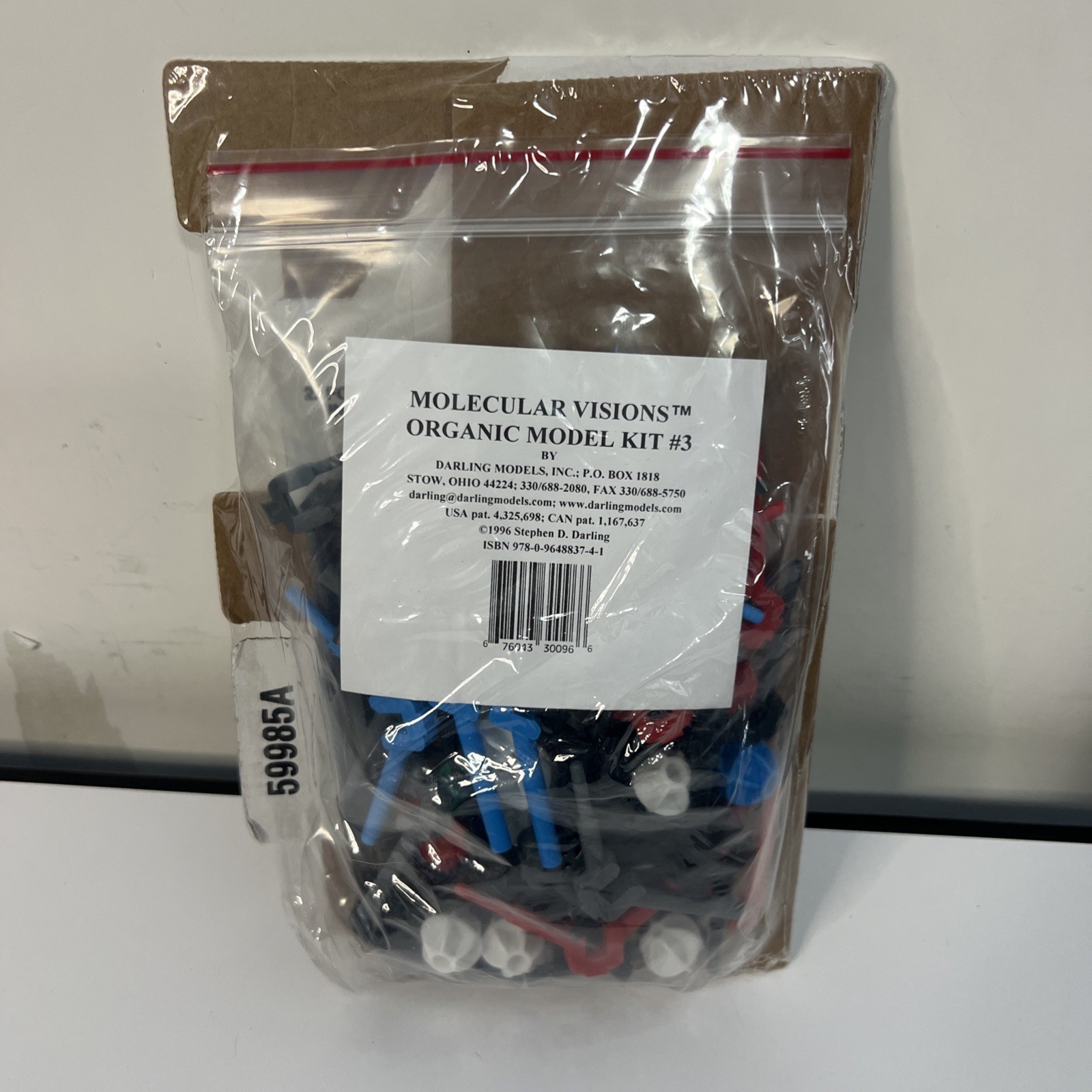 Molecular Visions Organic Model Kit #3 New Sealed Chemistry Science Fair Project