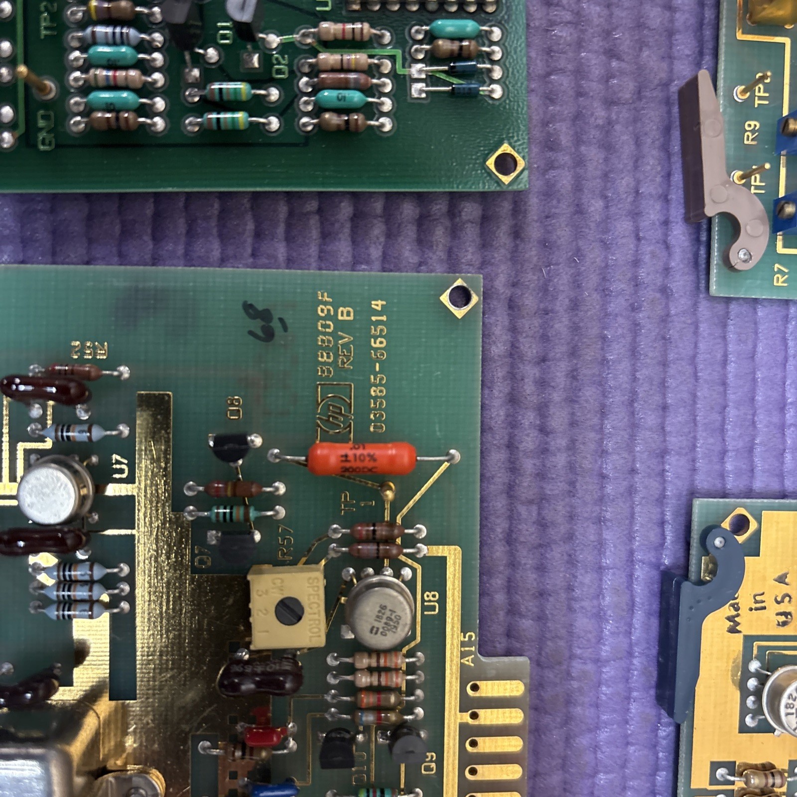 HP 03585 Circuit Cards For Spectrum Analyzer (Qty 7)